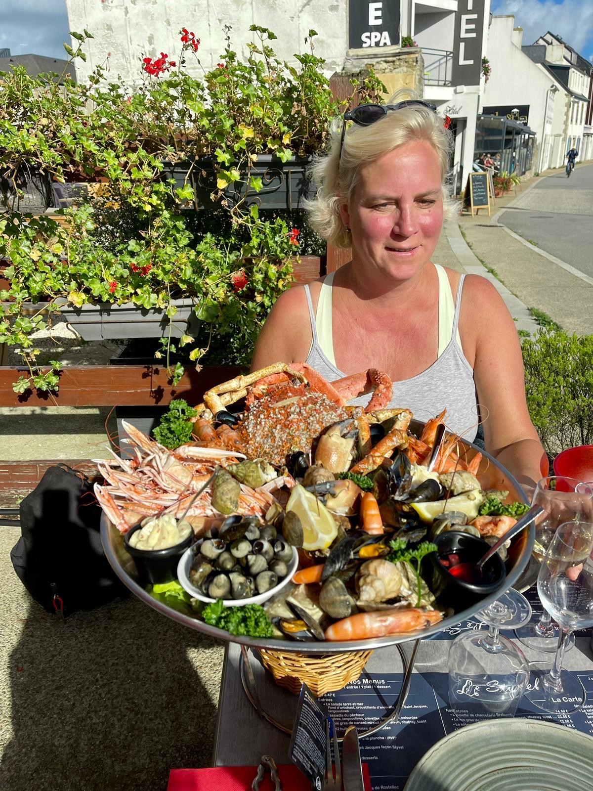 Große Fisch- und Meeresfrüchteplatte im Le Styvel