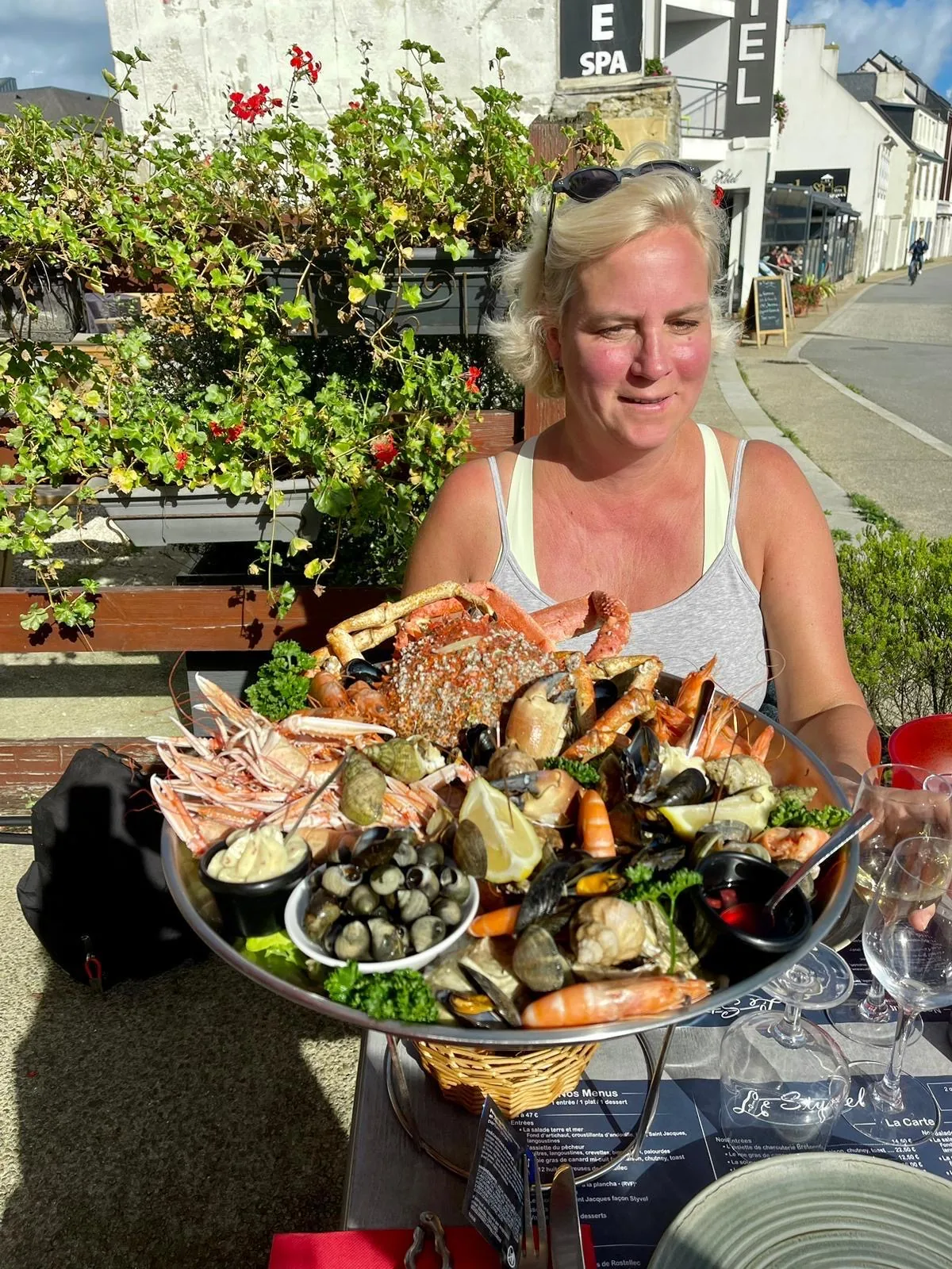 Große Fisch- und Meeresfrüchteplatte im Le Styvel